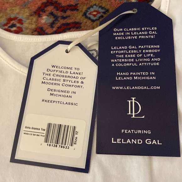 NWT Duffield Lane Gianna Top - Picture 3 of 3